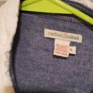 Carbon 2 Cobalt XL button down
